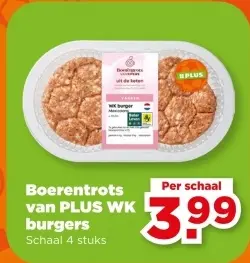 Boerentrots van PLUS WK burgers