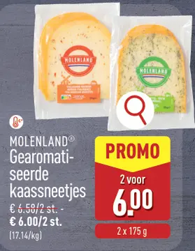 Aanbieding: Gearomatiseerde kaassneetjes