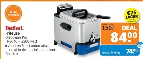 Aanbieding: Friteuse Oleoclean Pro FR8040