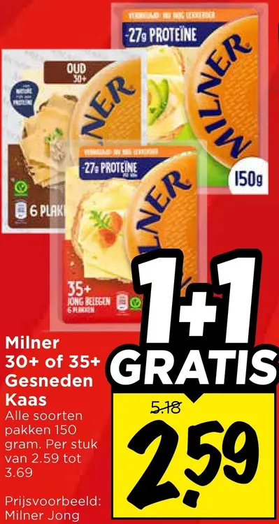 Aanbieding: Gesneden kaas