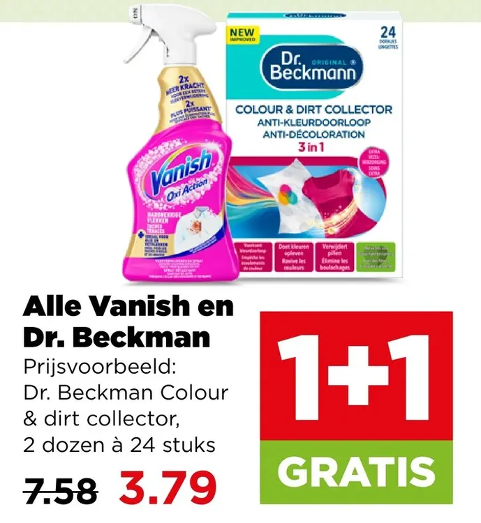 Aanbieding: Vanish en Dr. Beckman