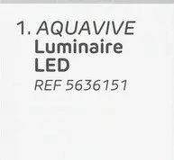 Offre: Luminaire led aquavive 30cm noir