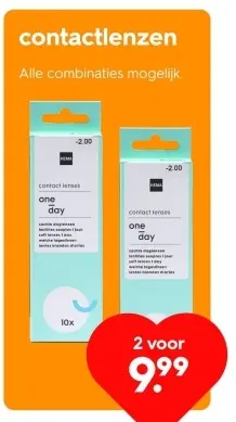 Aanbieding: contactlenzen
