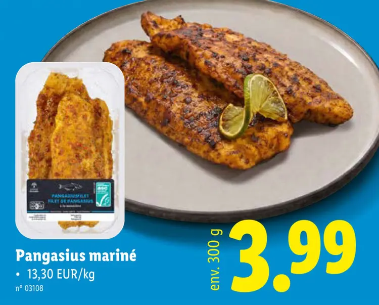 Offre: Pangasius mariné