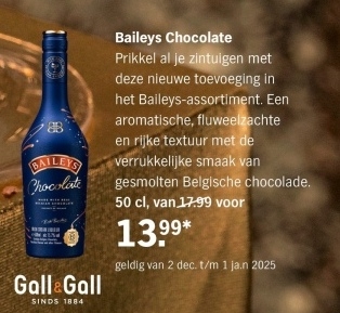 Aanbieding: Baileys Belgian Chocolate