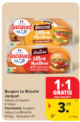 Promotie: Burgers Le Brioché