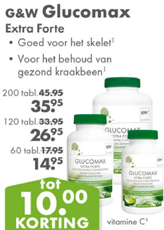 Aanbieding: Glucomax Extra Forte