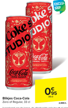 Aanbieding: Coca - Cola Zero of Regular 