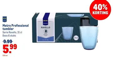 Aanbieding: Metro Professional tumbler Serie Ravello