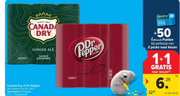 Promotie: Canada Dry of Dr Pepper