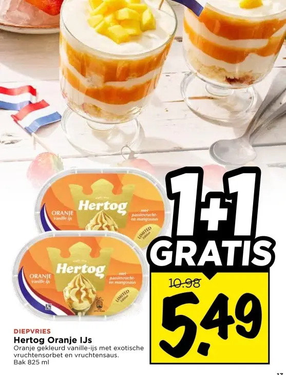Aanbieding: Hertog Oranje ijs