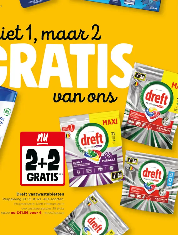 Promotie: Dreft vaatwastabletten