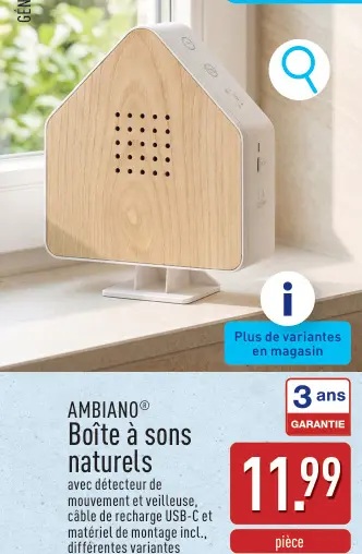 Offre: Boîte à sons naturels