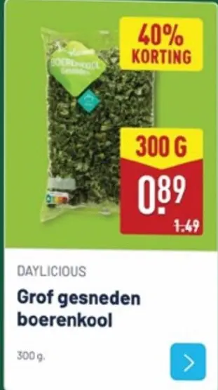 Aanbieding: Grof gesneden boerenkool