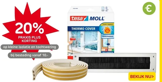 Aanbieding: Kleine isolatie en tochtwering