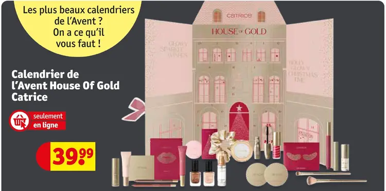 Offre: Calendrier de l'Avent House Of Gold