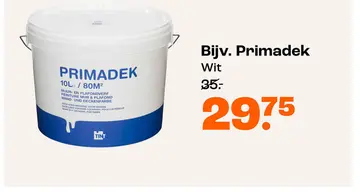 Aanbieding: Bijv. Primadek Wit