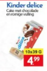 Promotie: Kinder delice