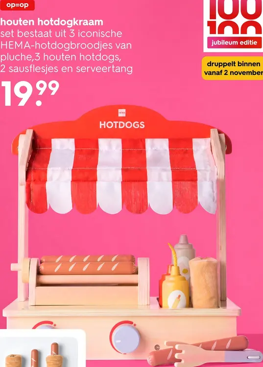Aanbieding: Houten hotdogkraam