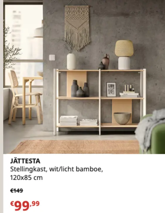 Promotie: Jättesta opbergcombinatie