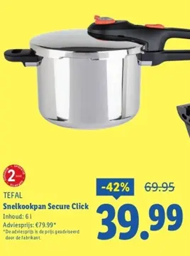 Aanbieding: Snelkookpan Secure Click