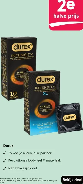 Aanbieding: Durex Intensity