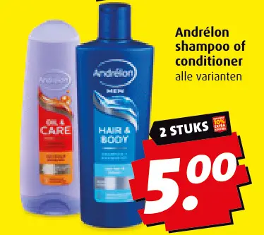 Aanbieding: Andrélon shampoo of conditioner