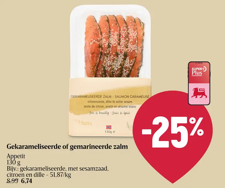 Promotie: Zalm | Sesam dressing & mix