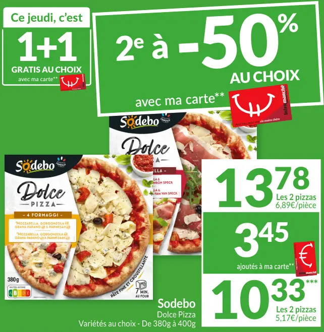 Offre: Dolce Pizza
