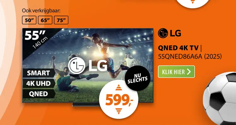 Aanbieding: LG QNED EVO 55QNED86A6 (2025)