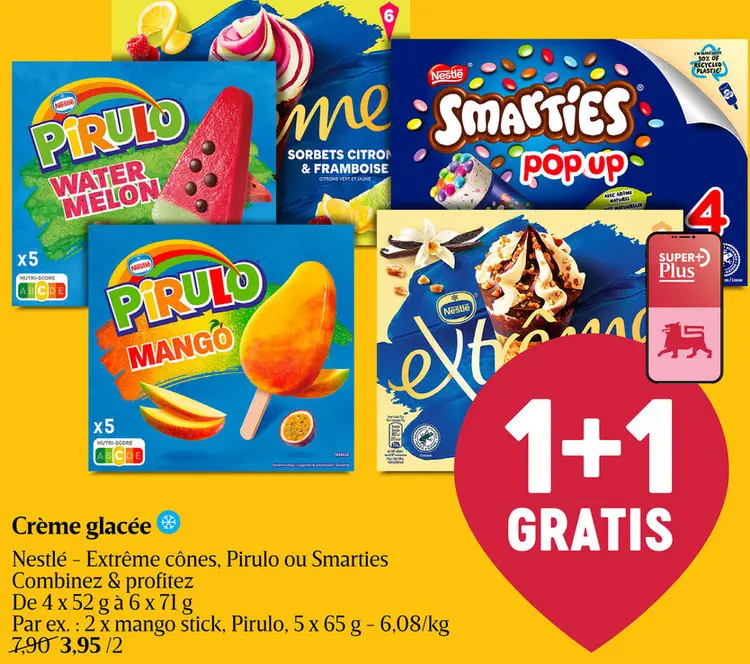Offre: Crème glacée