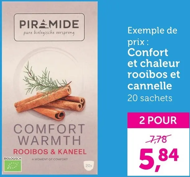 Offre: Confort et chaleur rooibos et cannelle