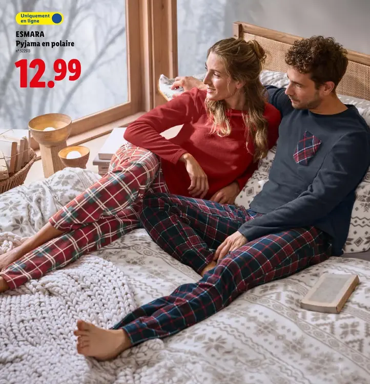Offre: ESMARA Pyjama en polaire
