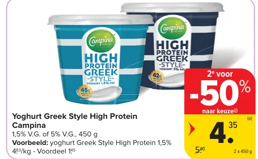 Promotie: Yoghurt Greek Style High Protein