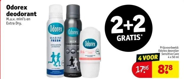 Aanbieding: Odorex deodorant