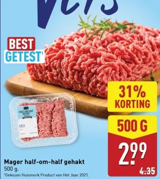 Aanbieding: Mager half-om-half gehakt