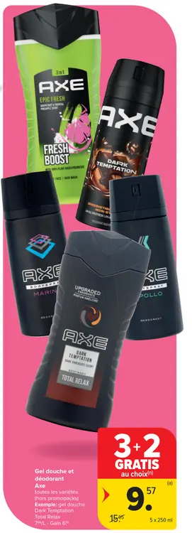 Offre: Gel douche et déodorant