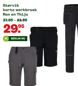 Aanbieding: Størvik korte werkbroek Ron en Thijs