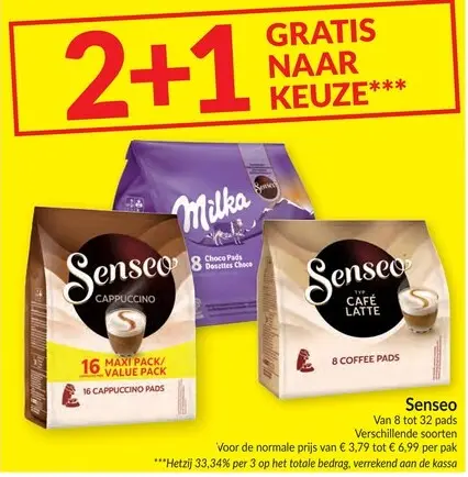 Promotie: Senseo coffee pads