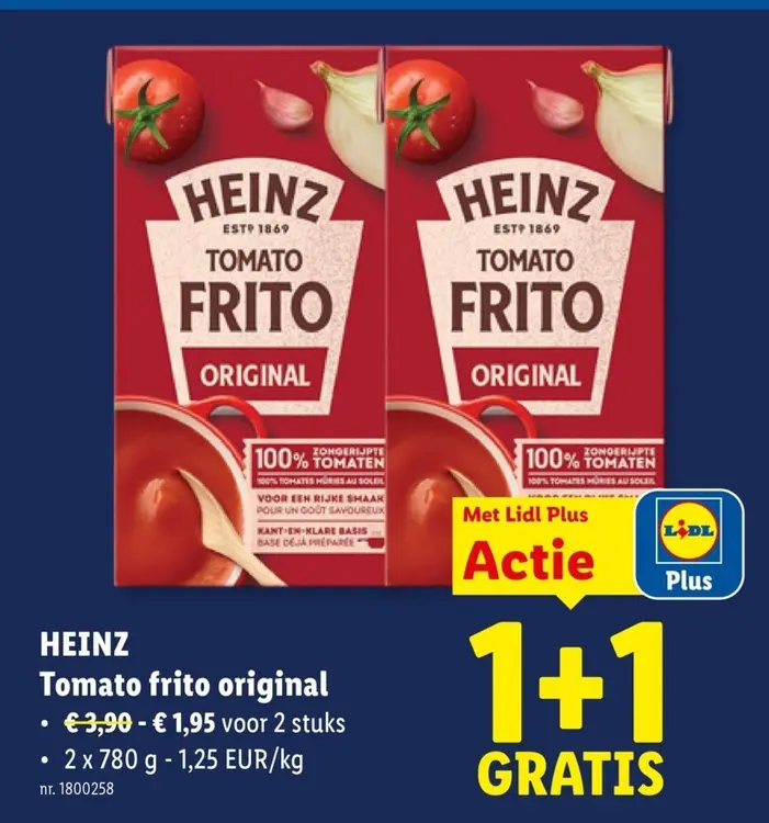 Promotie: Tomato frito original