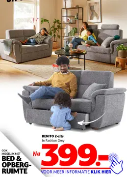 Aanbieding: BENITO 2-zits