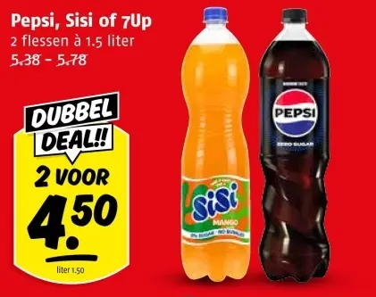 Aanbieding: Pepsi, Sisi of 7Up