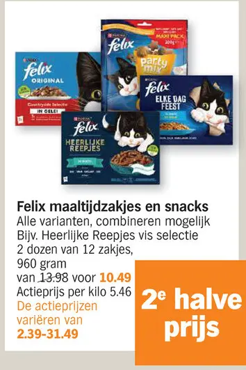 Promotie: Maaltijdzakjes en snacks