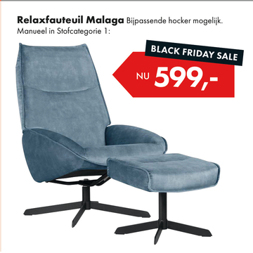 Aanbieding: Relaxfauteuil Malaga