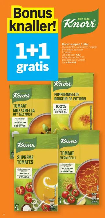 Aanbieding: Knorr soepen