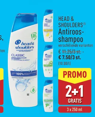 Promotie: Antiroosshampoo