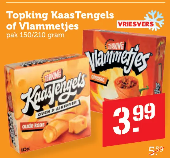 Aanbieding: KaasTengels of Vlammetjes
