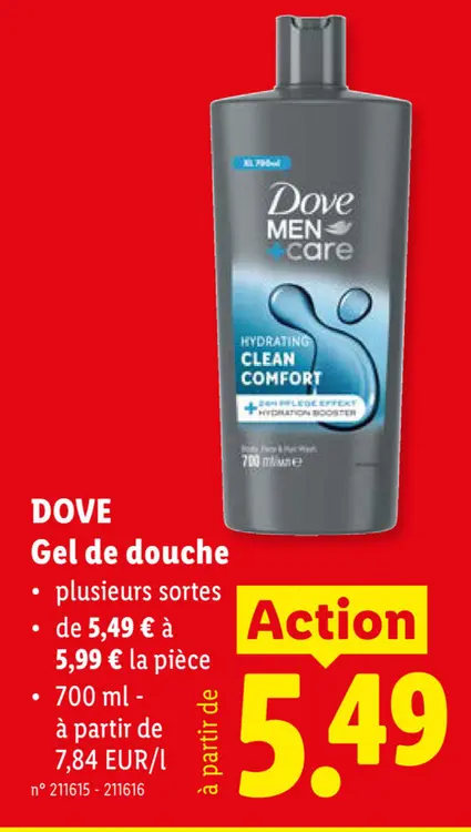 Offre: Gel de douche
