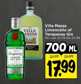 Limoncello of Tanqueray Gin