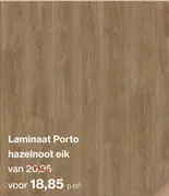 Aanbieding: Laminaat Porto hazelnoot eik